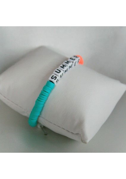 Fimo Bileklik Summer Yazılı