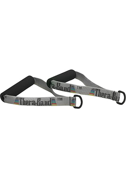 Theraband® Exercise Handles With ''d''ring Connector,set Of 2