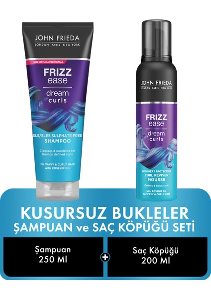 Mükemmel Bukleler Şampuan & Köpük Set
