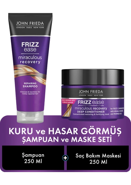 John Frieda Kuru Saçlara Özel Bakım Seti