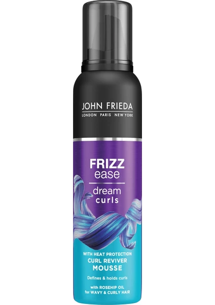 John Frieda Frizz Ease Bukle Belirginleştiren Saç Köpüğü - Curl Reviver Styling Mousse 200 ml