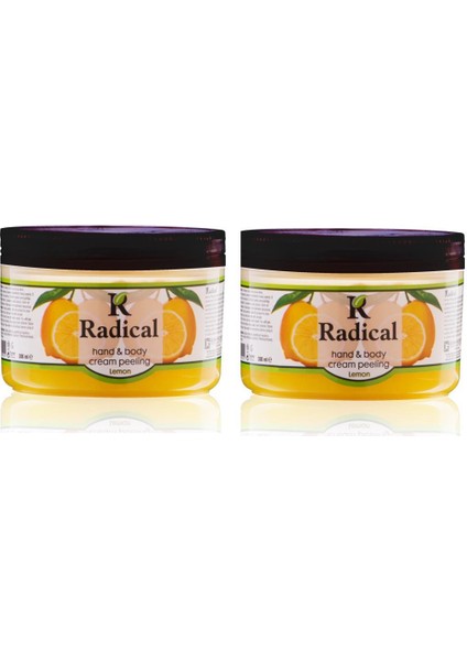 El-Vücut Krem Peeling 300ML Limon x 2 Adet