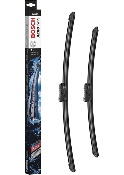 Aerotwin Silecek Seti - [550/450 mm] Bmw 2 Serisi Cabrio (2014 - 2021) [F23] - A 696 S