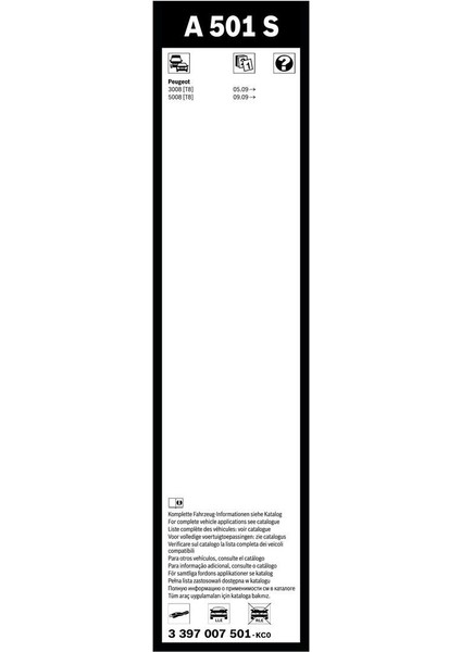 Aerotwin Silecek Seti - [800/680 mm] Renault Grand Scenic Iv (2016 - 2021) [r9] - A 501 S