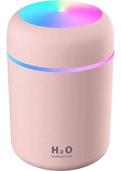 Pasifix Taşınabilir Mini Nemlendirici Işıklı Nemlendirici Soğuk 300ML (Yurt Dışından)