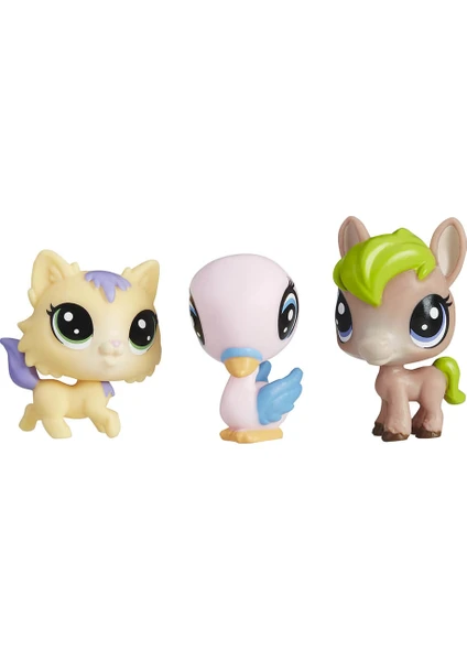 Littlest Pet Shop Mini Miniş Figür Üçlü Paket E0457