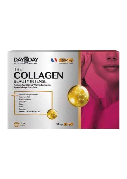 Day 2 Day The Collagen Beauty Intense Çilek Aromalı 30 Saşe