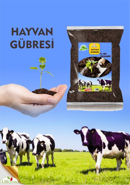 HAYVAN GÜBRESİ BÜYÜKBAŞ YANMIŞ ELENMİŞ 4