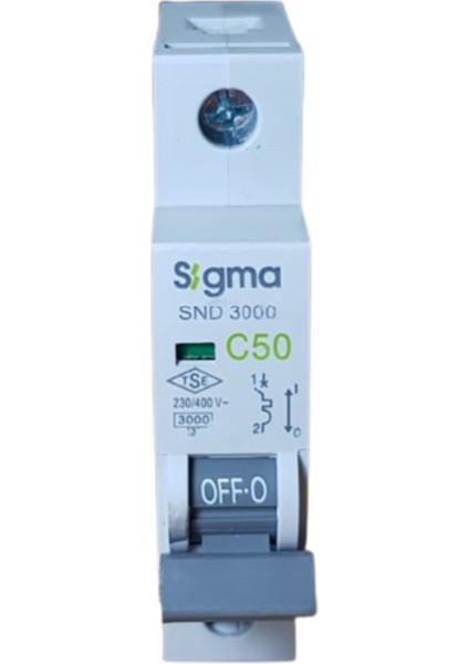 50A C/3ka W Otomatik Sigorta Sigma