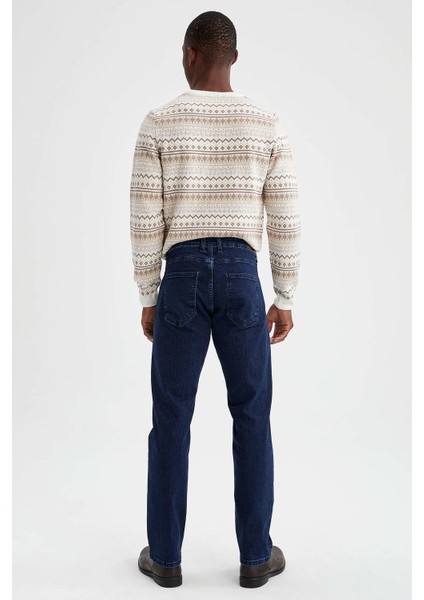 Slim Fit Normal Bel Dar Paça Jean Pantolon V4243AZ21AU indirimleri
