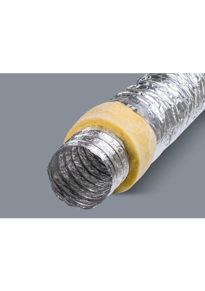 Flexiva Izoleli Alüminyum Flex Hava Kanalı 10 M Çap 203 mm