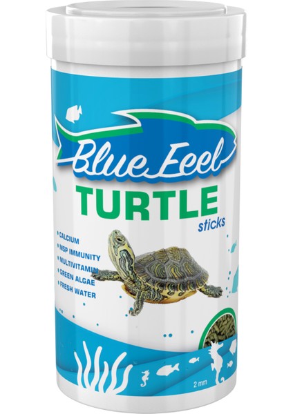 Gammarus 250 ml + Bluefeel Turtle Sticks 250 ml Kutu + Vitamin