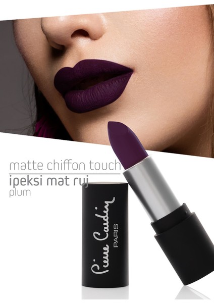 Matte Chiffon Touch Lipstick -Plum -195