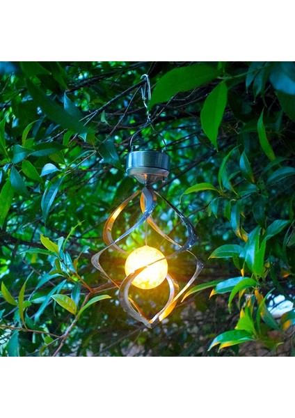 Güneş Rüzgar Chime Lamba Açık Su Geçirmez Bahçe Dekorasyon Asma Lamba (Yurt Dışından) indirimleri