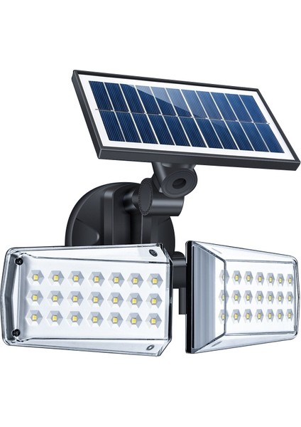 42 Led'ler Ana Courtyard Su Geçirmez Çift Başkanları Dönebilen Güneş Duvar Işık Sokak Işık (Yurt Dışından)