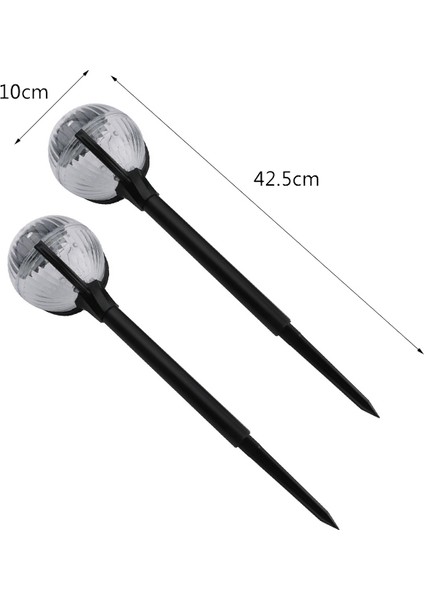 2 Adet Işık Kontrol Güneş Çimen Işık Açık Bahçe Işıklar (Sıcak Işık) (Yurt Dışından) modelleri