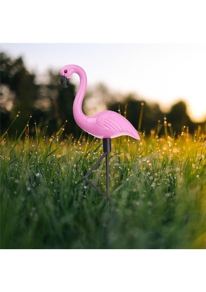3 1 Su Geçirmez Güneş Flamingo Çim Işık Bahçe Yolu Peyzaj Işıklar Gece Lambası (Yurt Dışından)