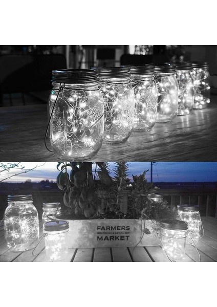 10 Led'ler Şişe Bedeni Olmadan Güneş Avize Açık Dekoratif Işık (Beyaz Işık) (Yurt Dışından) fırsatları