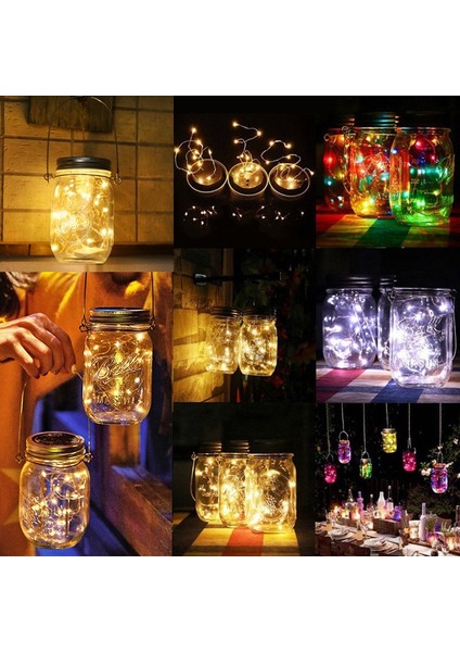 10 Led'ler Şişe Bedeni Olmadan Güneş Avize Açık Dekoratif Işık (Beyaz Işık) (Yurt Dışından) indirimleri