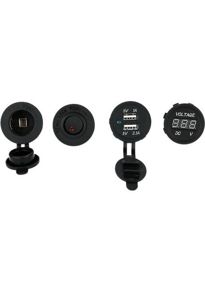 Tekne Yat Araba Kamyon Atv Motosiklet Düğme Anahtarı 4 Panelli Taban modelleri