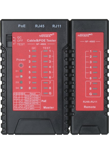 RJ45 RJ11 Ağ Kablosu ve Poe Test Cihazı Telefon (Yurt Dışından)