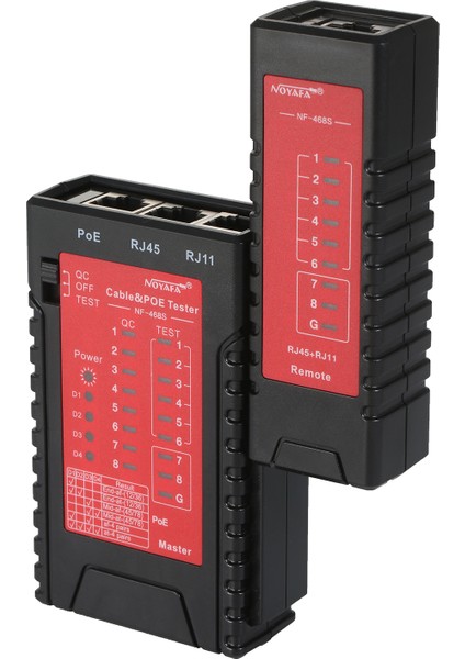 RJ45 RJ11 Ağ Kablosu ve Poe Test Cihazı Telefon (Yurt Dışından)