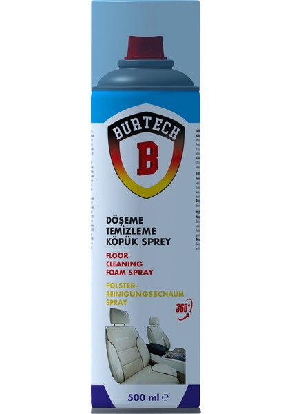 Araç Döşeme Temizleme Köpük Spreyi 500 ml