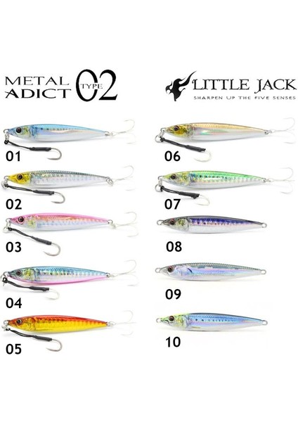 Little Jack Metal Adict 02 63 mm 20 gr Jig Yem - 03