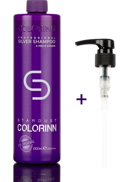 Stardust Silver Mor Şampuan 1000 ml
