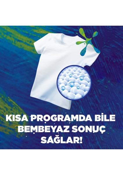 Active Fresh Toz Çamaşır Deterjanı Beyazlar İçin En Zorlu Lekeleri İlk Yıkamada Çıkarır 5,5 KG  x3