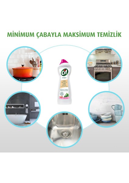 Krem Temizleyici Frezya ve Müge Çiçeği 750 ml x3