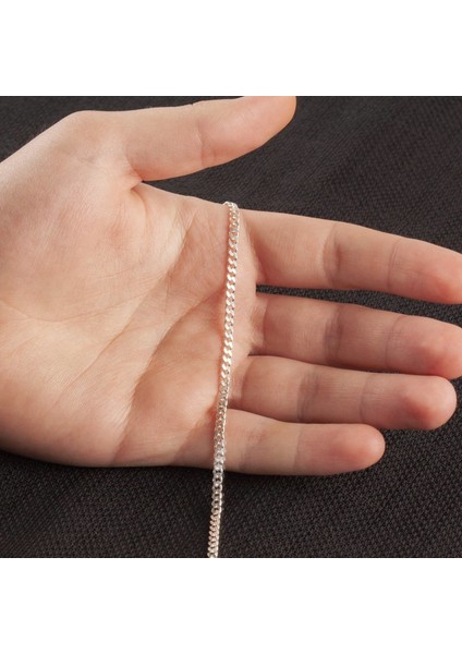 Gurmet Model Gümüş Zincir 80 Mikron Kalınlık modelleri