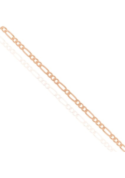 Figaro Model 80 Mikron Kalınlık Gümüş Bileklik