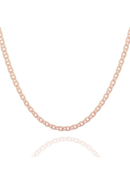 Barlı Model Gümüş Zincir 60 Mikron Kalınlık