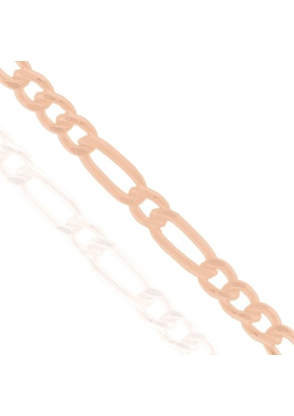 Figaro Model Gümüş 180 Mikron Kalınlık Gümüş Bileklik