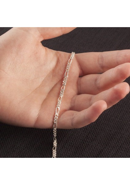 Figaro Model Gümüş 100 Mikron Kalınlık Gümüş Bileklik fiyatları