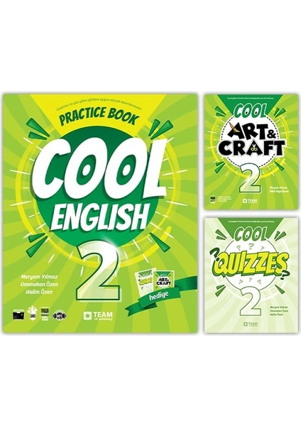 Team Elt Publishing Cool English 2 Practice Book (-Cool Artcraft 2 -Quızzes) - Meryem Yılmaz