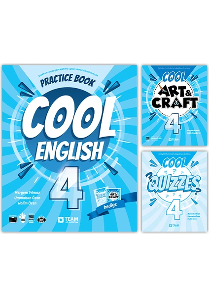 Team Elt Publishing Cool English 4 Practice Book (-Cool Artcraft 4 -Quızzes) - Meryem Yılmaz