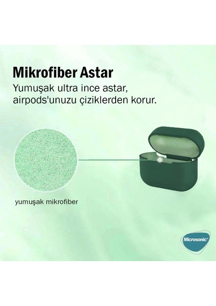 Apple AirPods Pro Liquid Silicone Lansman Siyah
