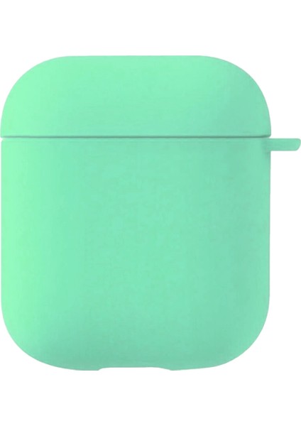Apple AirPods 1. Nesil / 2. Nesil Liquid Silicone Lansman Mint Yeşili