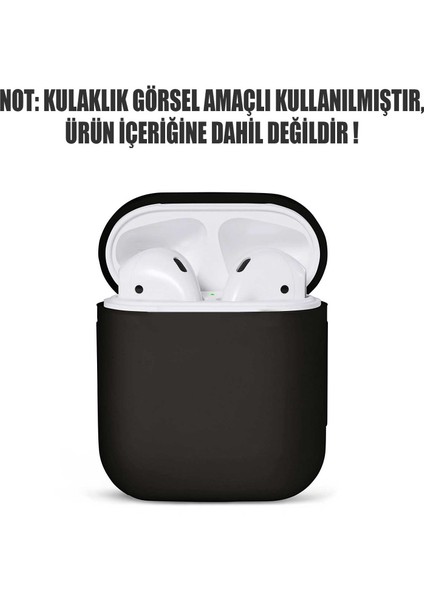 Apple AirPods 1. Nesil / 2. Nesil Liquid Silicone Lansman Kırmızı