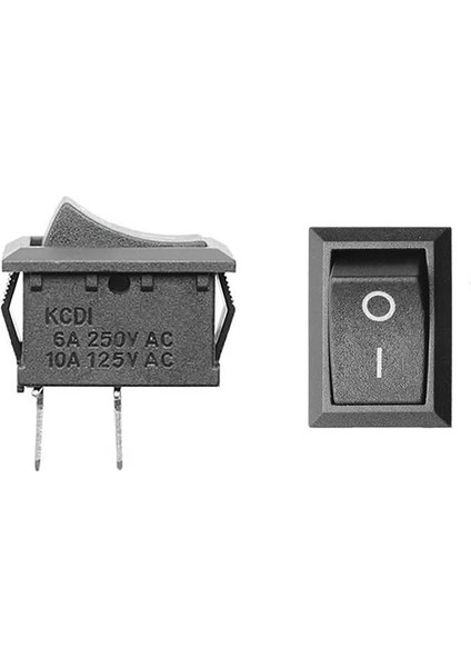 2 Pin On Off Anahtar Switch Mini Buton 5A 220V Ac 10A 125V Kcd1