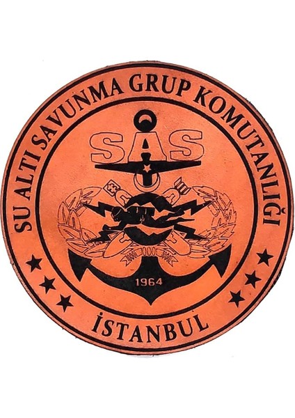 Sas Deri Peç Su Altı Savunma Grup Komutanlığı- Arma - Patch