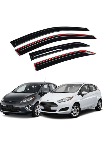 Ford Fıesta 2010-2015 Mugen Tip Cam Rüzgarlığı