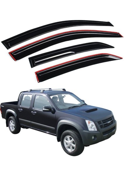 Isuzu D-Max 2010 Mugen Tip Cam Rüzgarlığı