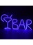 Bar Neon LED Duvar Yazısı Dekoratif Duvar Aydinlatmasi Gece Lambası 1
