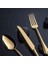 Titanium Fulya Altın 84 Parça Kutulu Çatal Kaşık Bıçak Seti 2