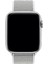 Apple Watch 44MM Uyumlu Kayış Spor Loop Kordon Beyaz-Gri 3