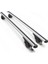 Universal Gri Ara Atkı Bold Bar 103-119 cm 1