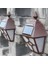 Güneş Retro Altıgen LED Duvar Lambası Açık Işığı Sensörü Kontrolü Peyzaj Işık (Kahverengi) (Yurt Dışından) 4